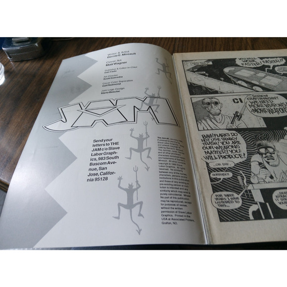 The Jam Urban Adventure #2 (January 1990 Slave Labor Graphics) - Picture 3 of 3